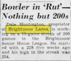 Brightmoor Lanes - Mar 1963 Article